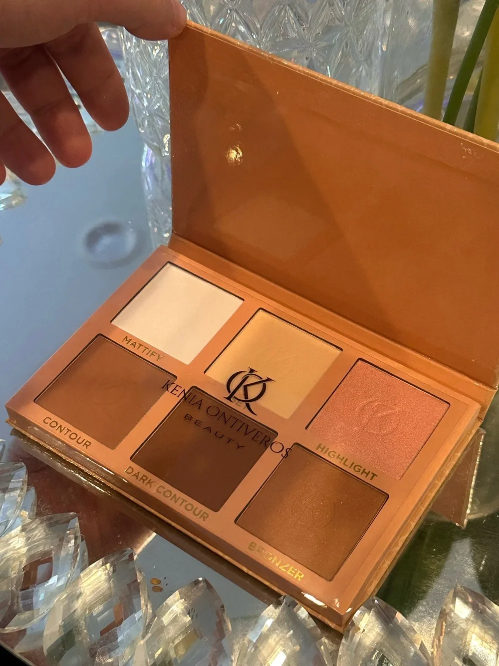 Kenia Ontiveros Beauty Set and Define Face Palette Contour Bronzer Highlight NEW